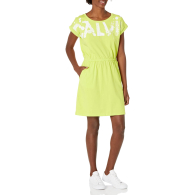 Женское платье-футболка с логотипом Calvin Klein 1159773198 (Салатовый, L)