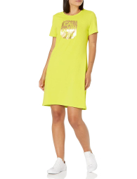 Женская летняя туника Calvin Klein платье-футболка 1159773304 (Салатовый, L)