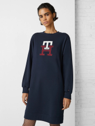 Женское платье с длинным рукавом Tommy Hilfiger 1159776883 (Синий, XL)