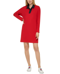 Женское платье-поло Tommy Hilfiger 1159776917 (Красный, 0X)