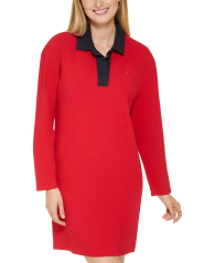 Женское платье-поло Tommy Hilfiger 1159776917 (Красный, 0X)