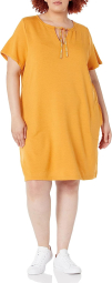 Женское летнее платье-футболка Calvin Klein 1159777278 (Желтый, 2X)