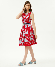 Платье Tommy Hilfiger с поясом 1159778667 (Красный, 10)