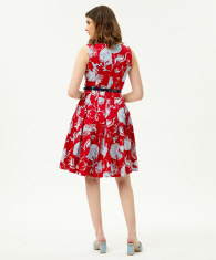 Платье Tommy Hilfiger с поясом 1159778667 (Красный, 10)