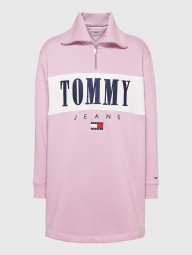 Теплое платье Tommy Hilfiger с длинным рукавом 1159778688 (Розовый, L)