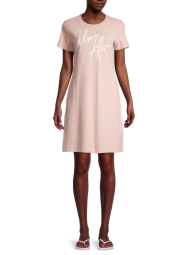 Женское летнее платье-футболка Calvin Klein 1159780345 (Бежевый, XS)