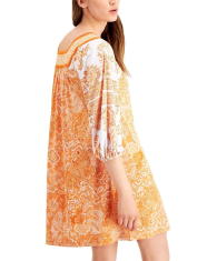 Женское платье Michael Kors с принтом 1159782040 (Оранжевый, XS)