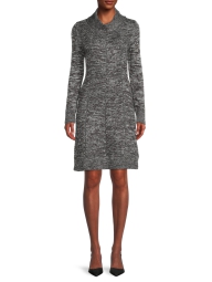 Женское вязаное платье Karl Lagerfeld Paris 1159783644 (Серый, XL)