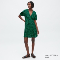 Женское платье Uniqlo 1159787565 (Зеленый, L)