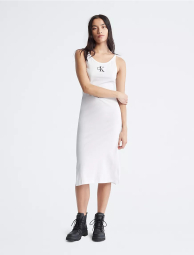 Женское платье-майка Calvin Klein платье без рукавов 1159790033 (Белый, L)