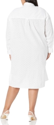 Женское платье-рубашка Tommy Hilfiger с вышивкой 1159797213 (Белый, 3X)