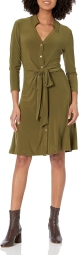 Женское платье-рубашка Tommy Hilfiger 1159795848 (Зеленый, 2)