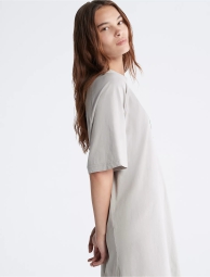 Женское платье-футболка Calvin Klein с коротким рукавом 1159796612 (Серый, XS)