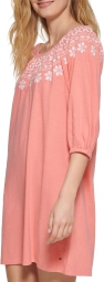 Женское платье Tommy Hilfiger с вышивкой 1159796617 (Розовый, XS)