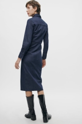 Джинсова сукня ZARA на блискавці 1159798598 (Білий/синій, XS)
