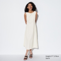 Жіноча сукня Uniqlo з технологією AIRism 1159799183 (Білий, M)