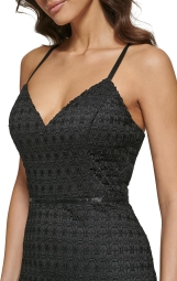 Женское кружевное платье GUESS 1159803822 (Черный, 16)