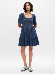 Джинсовое мини-платье GAP 1159800119 (Синий, M)