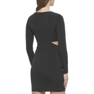 Женское облегающее платье-мини GUESS 1159808459 (Черный, 8)