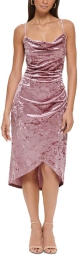 Бархатное платье GUESS 1159800295 (Розовый, 12)