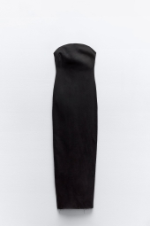 Джинсова сукня-міді ZARA 1159801184 (Чорний, XS)
