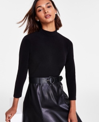 Жіноча сукня Calvin Klein зі спідницею з екошкіри 1159806916 (Чорний, 6(S))