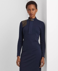 Женское облегающее платье Ralph Lauren 1159807851 (Синий, XL)