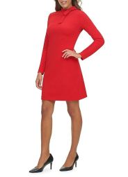 Платье с длинными рукавами Calvin Klein 1159809443 (Красный, 2)