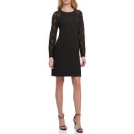 Женское платье Tommy Hilfiger с кружевными вставками 1159810000 (Черный, 6)