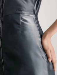 Женское легкое мини-платье Calvin Klein на молнии 1159811930 (Серый, XS)