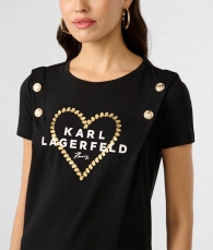 Жіноча сукня Karl Lagerfeld Paris з логотипом 1159815747  (Чорний L)