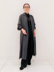 Жіноча сукня-сорочка UNIQLO з поясом 1159824801 (Сірий S)