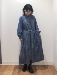 Жіноча сукня-сорочка UNIQLO з поясом 1159824686 (Синій L)