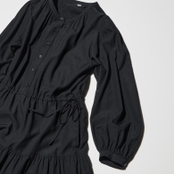 Жіноча сукня UNIQLO з довгими рукавами 1159824807 (Чорний M)