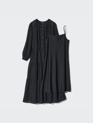 Жіноча сукня UNIQLO з довгими рукавами 1159824807 (Чорний M)