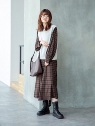 Сукня-сорочка UNIQLO з поясом 1159825232 (Коричневий S)