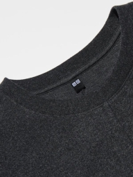 Тепла сукня з довгим рукавом Uniqlo 1159825461 (Сірий S)