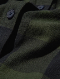 Жіноча сукня-сорочка UNIQLO в асиметричну клітинку 1159828194 (Зелений M)
