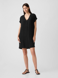 Женское платье-футболка GAP 1159832334 (Черный M)