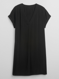 Женское платье-футболка GAP 1159832497 (Черный L)