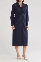 Платье рубашечного кроя DKNY 1159832693 (Синий 10)