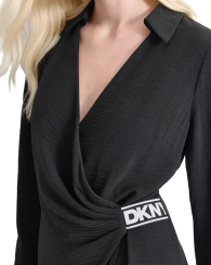 Женское платье DKNY с логотипом 1159837155 (Черный 2)