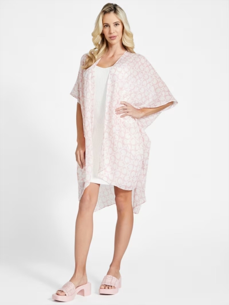 Легкая накидка GUESS 1159828467 (Розовый One Size)