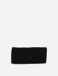 Вязаная широкая повязка Calvin Klein 1159799546 (Черный, One size)