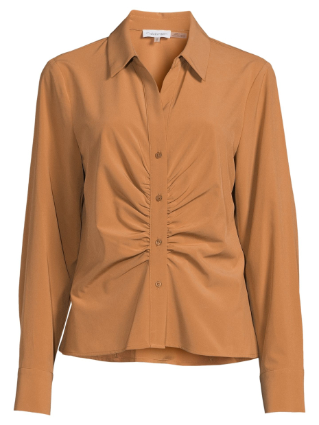 Женская рубашка Calvin Klein 1159780776 (Коричневый, M)