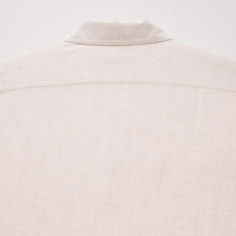 Женская длинная рубашка UNIQLO на пуговицах 1159788242 (Бежевый, XS)