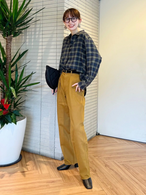 Фланелева сорочка Uniqlo в клітинку 1159831136 (Синій/Зелений S)