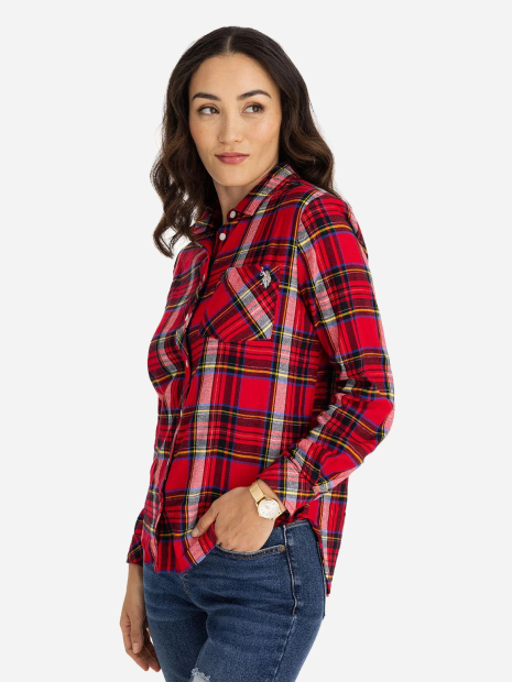 Жіноча сорочка US Polo Assn 1159831883 (Червоний M)