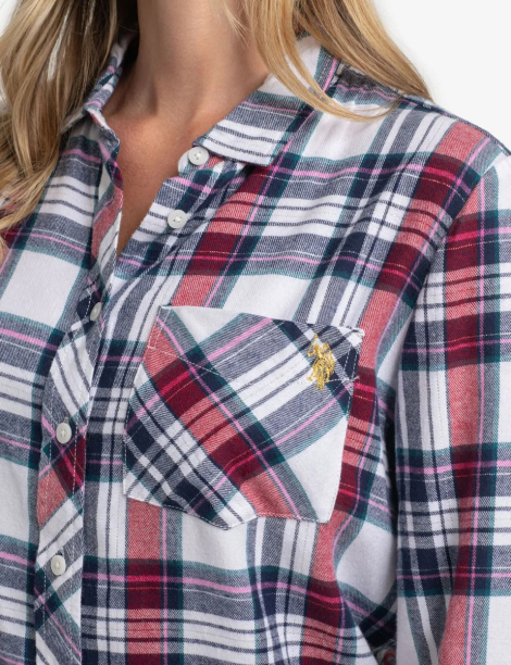 Жіноча сорочка US Polo Assn 1159831887 (Білий M)