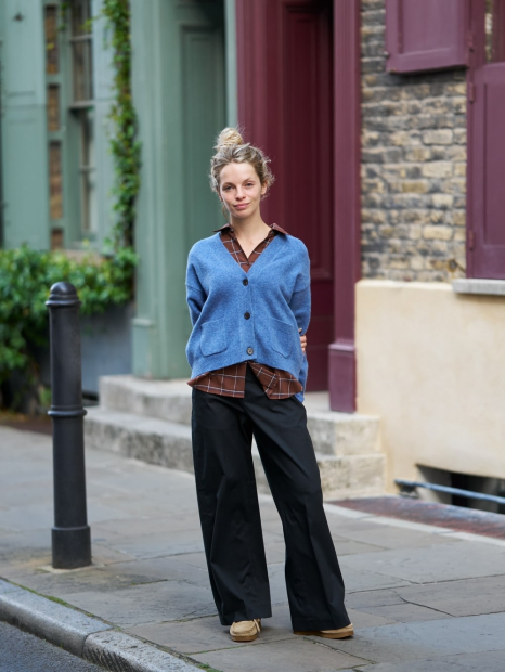 Женская фланелевая рубашка Uniqlo в клетку 1159833069 (Коричневый XXL)